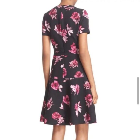 Kate Spade Rose Dress Size 0 Like New - Picture 3 of 15